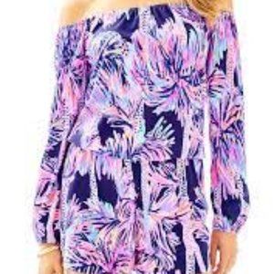 Lilly Pulitzer Lana off the shoulder Romper